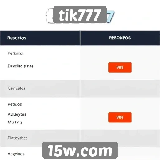 Comparativo entre Tik777 e outras plataformas de jogos